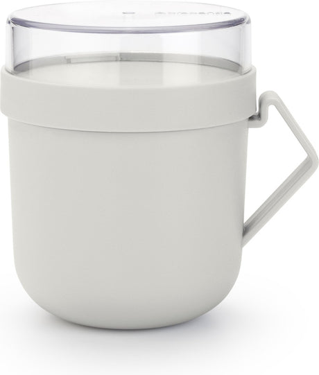Brabantia tasse à soupe faire prendre gris clair | 2 pièces