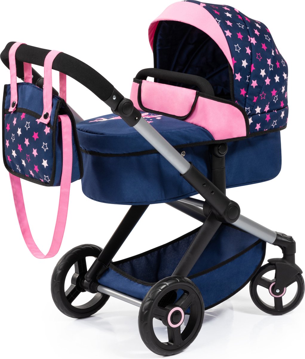 Bayer design - combinaison landau de poupée xeo, sac, bleu, rose, fée