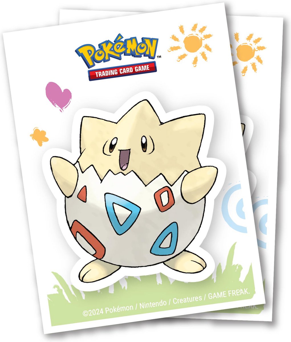 Ultrapro ultra pro - pokémon tcg - 105 pochettes cartes standards - togepi (63 x 89 mm)