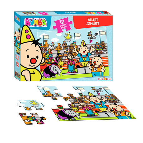 Studio 100 bumba puzzle athlète, 12 pcs.
