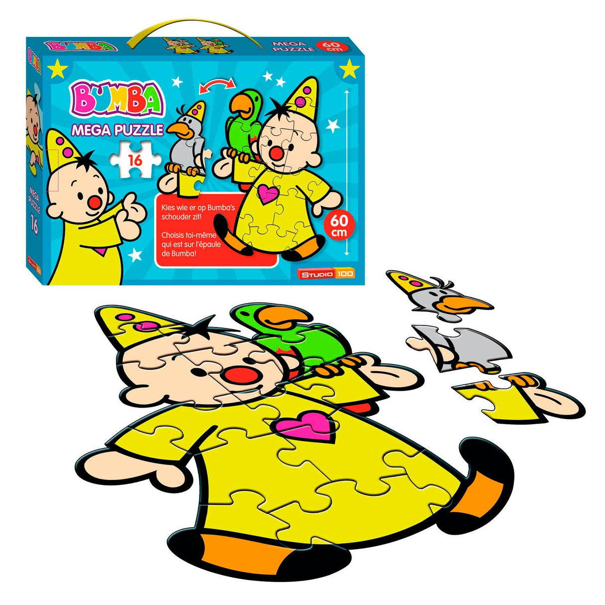 Puzzle de sol Bumba méga, 16 mcx.