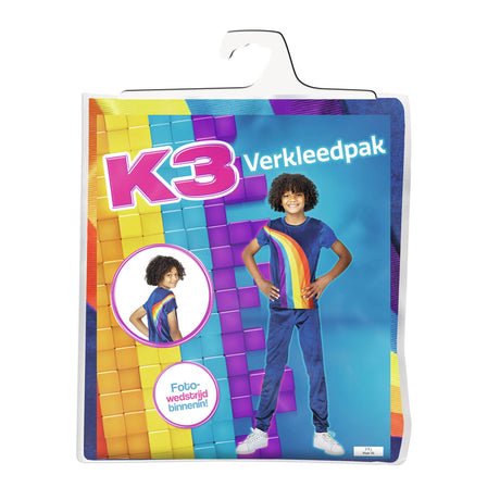 Studio 100 k3 verkleedpak regenboog - 3-5 jaar