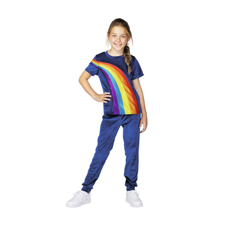 Vêtements d'habillage K3 - costume habillé arc-en-ciel bleu 6 8 ans - taille 134