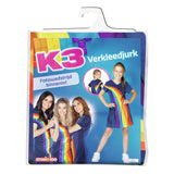 Déguisement K3 - bleu arc-en-ciel, 6-8 ans