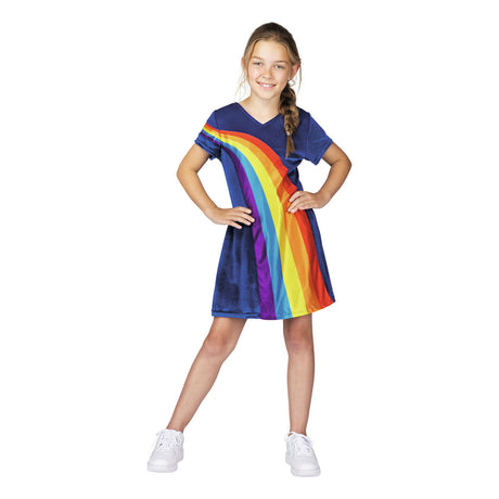 Déguisement Studio 100 K3 - bleu arc-en-ciel, 9-11 ans