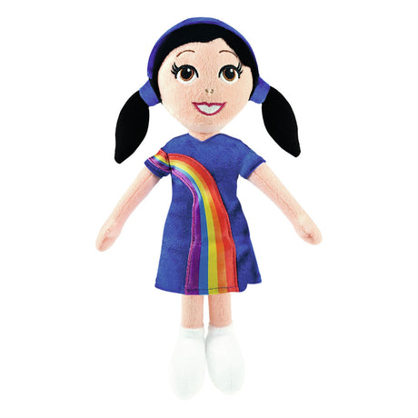 Doudou K3 Marthe - 30 cm - robe arc-en-ciel