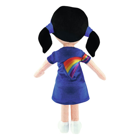 Doudou K3 Marthe - 30 cm - robe arc-en-ciel