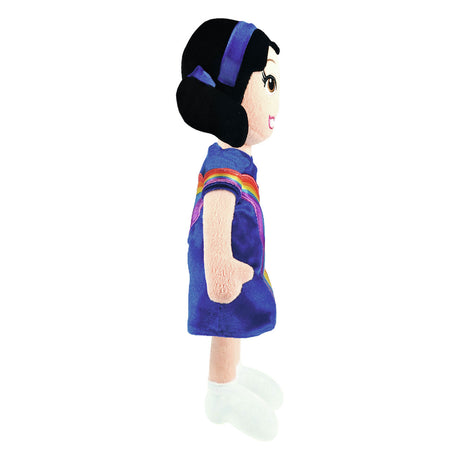 Doudou K3 Marthe - 30 cm - robe arc-en-ciel