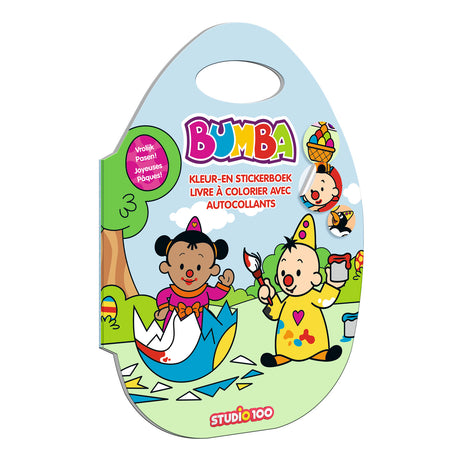 Studio 100 Bumba Couleur et autocollant Pâques