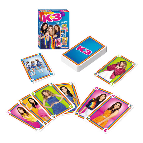 Jeu de cartes K3 - champion - avec 55 cartes