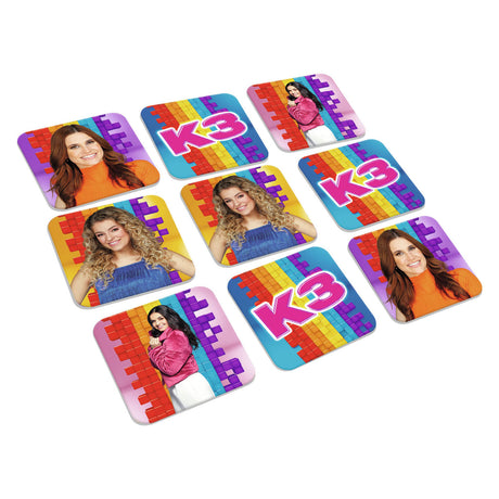 Jeu K3 - Jeu 4 en 1 - mémo, domino, puzzle et loto