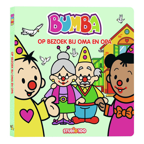 Livre cartonné Studio 100 bumba - rendre visite à grand-mère et grand-père
