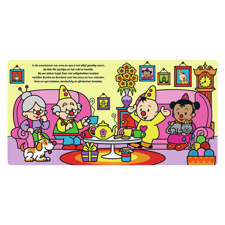 Livre cartonné Studio 100 bumba - rendre visite à grand-mère et grand-père