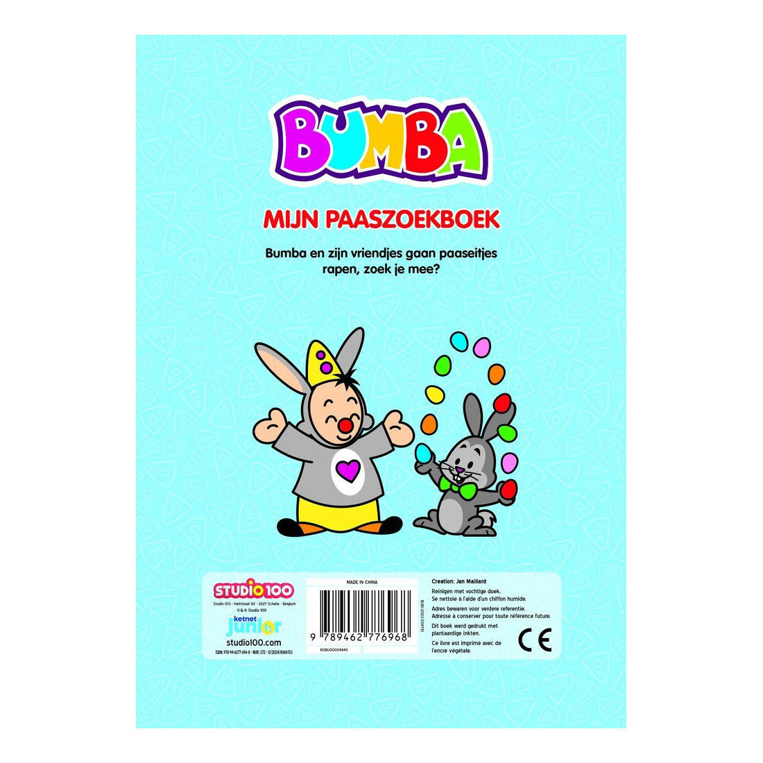 Studio 100 Bumba mon livre de recherche de Pâques