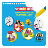 Studio 100 colors with water coloring book