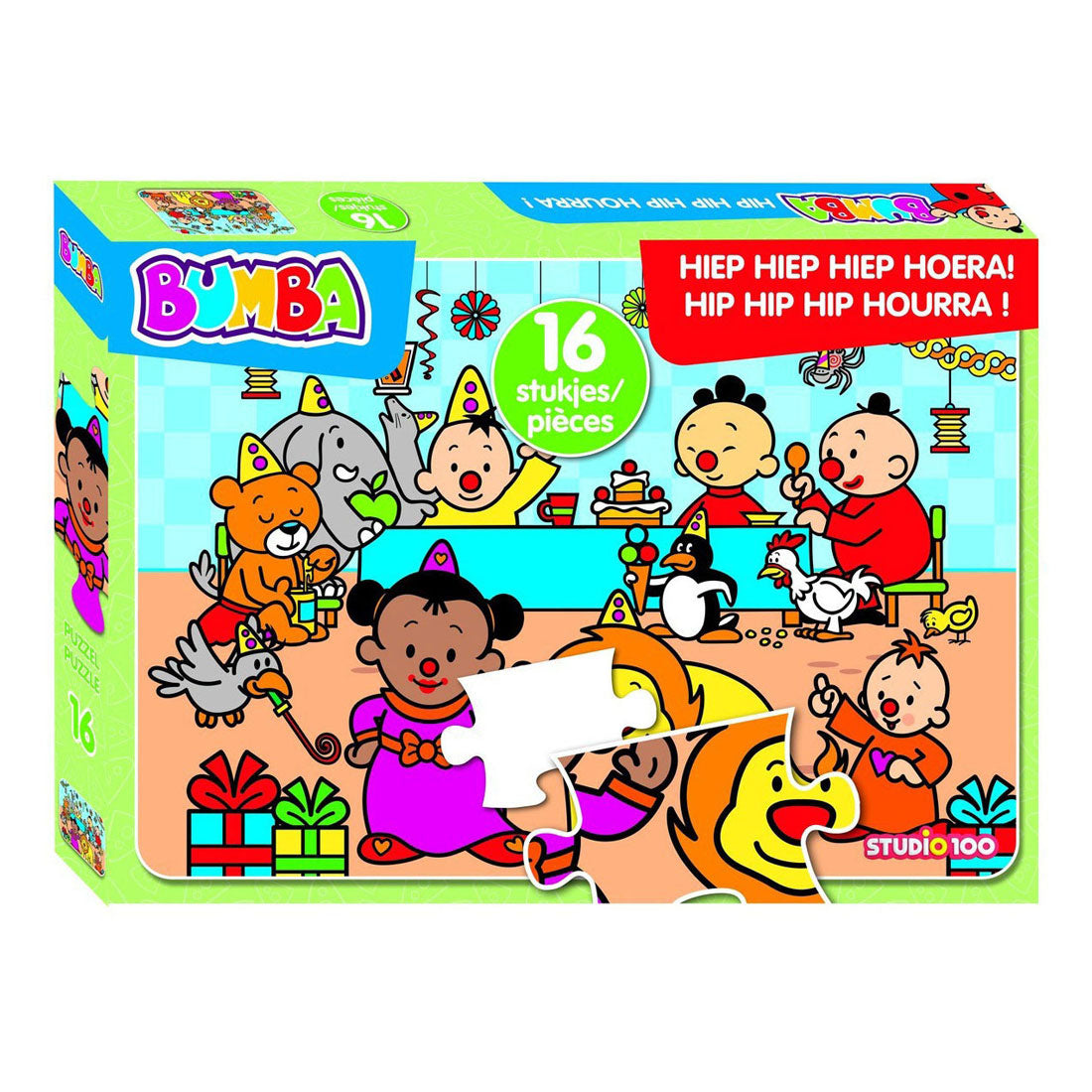 Studio 100 Bumba Jigsaw Puzzle Hiep Hip Hip Hooray, 16st.