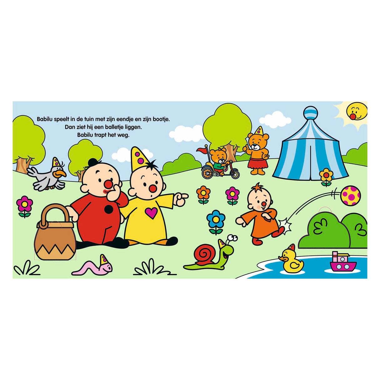 Livre cartonné Studio 100 bumba - dans le bain !