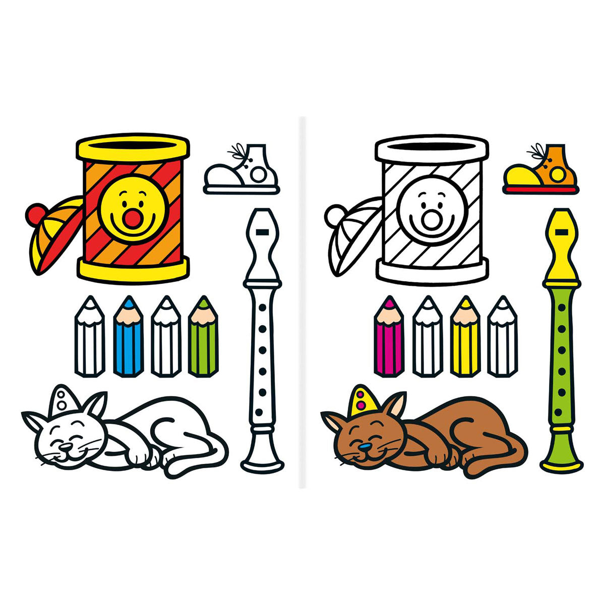Studio 100 bumba mon grand livre de coloriage