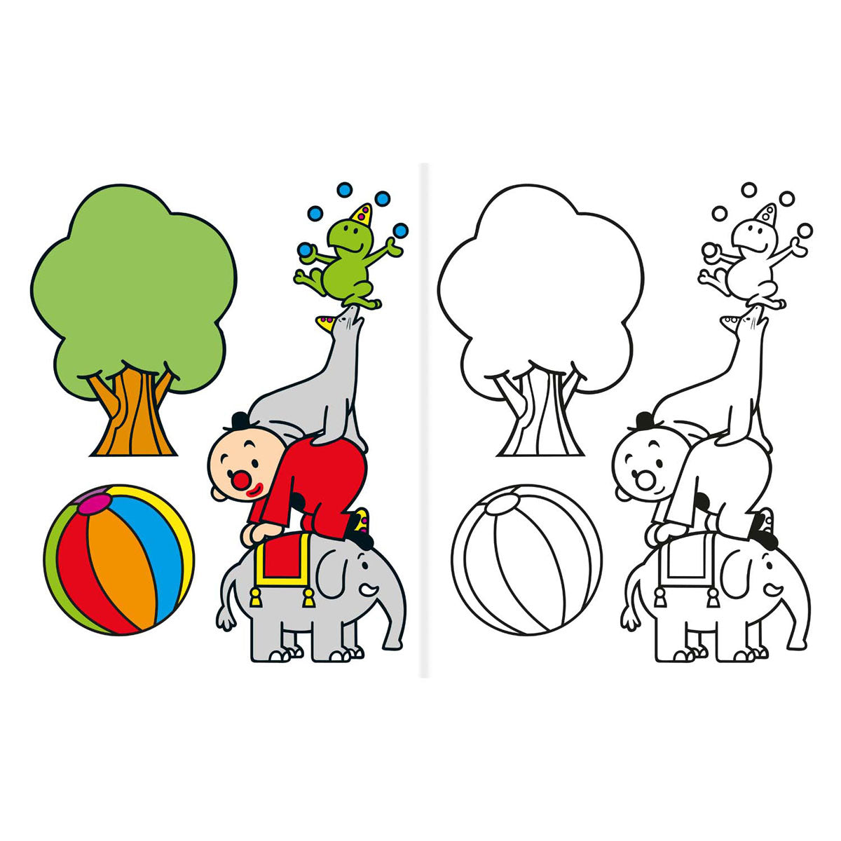 Studio 100 bumba mon grand livre de coloriage