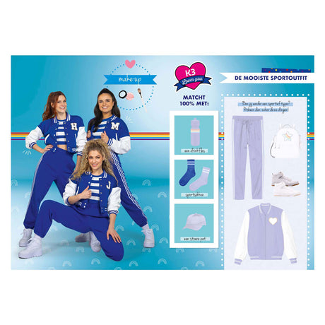 Livre d'autocollants de tenue Studio 100 K3