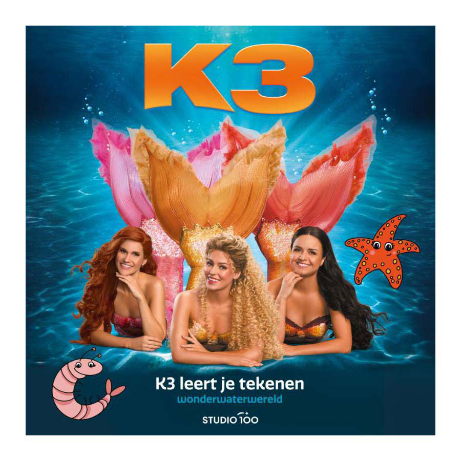 K3 leert je tekenen wonderwaterwereld