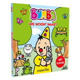 Livre cartonné bumba Studio 100 à rabats - qui habite où ?