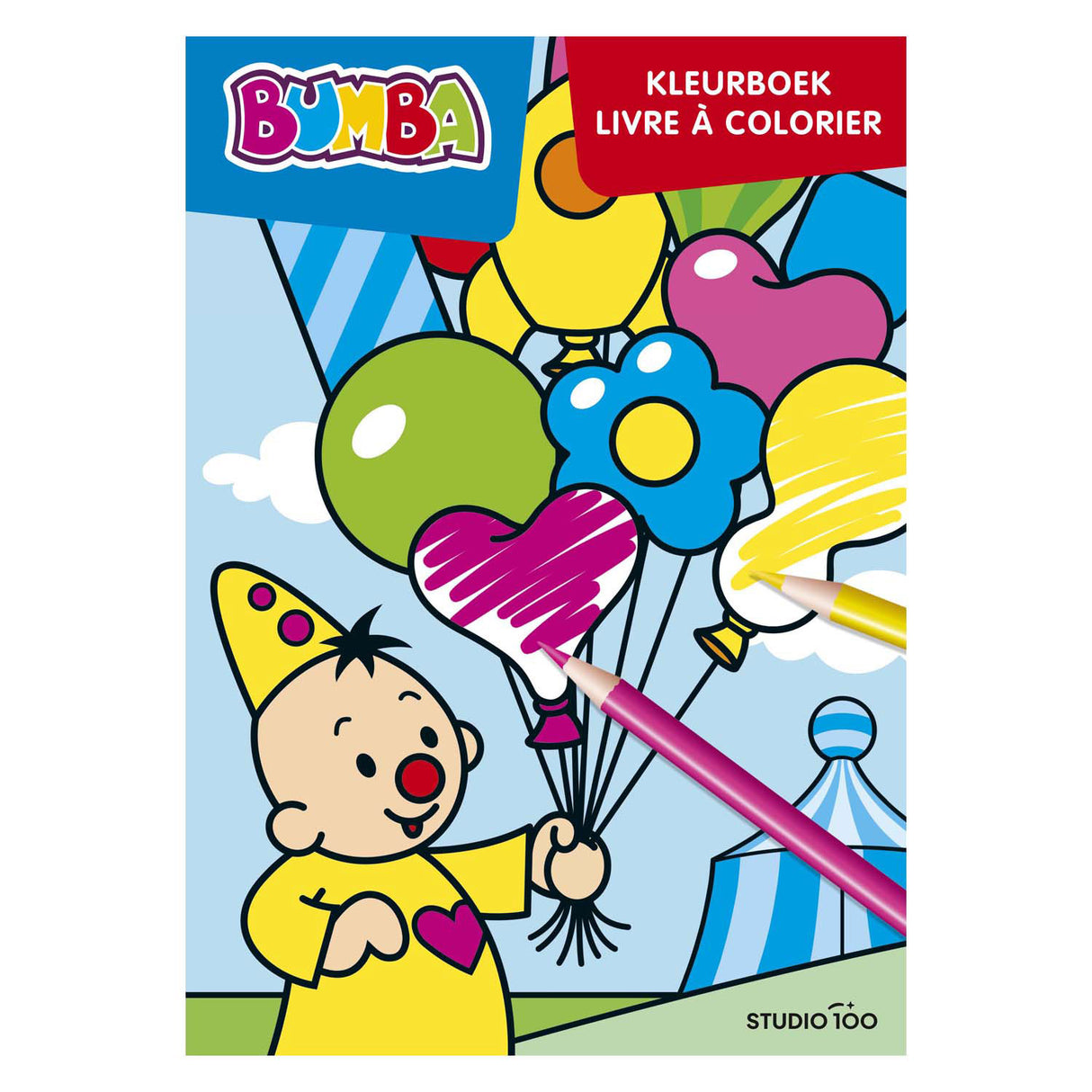 Livre de coloriage Studio 100 bumba - ballons