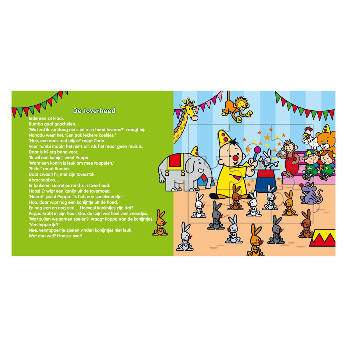 Livre de puzzles bumba Studio 100 - jaune