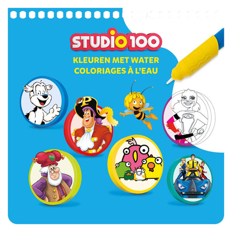 Livre de coloriage Studio 100 - coloriage à l'eau