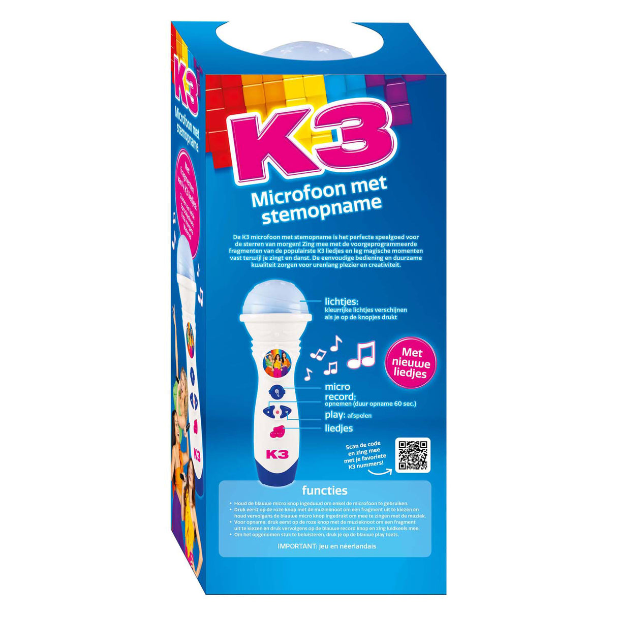 Microphone K3 avec enregistrement vocal