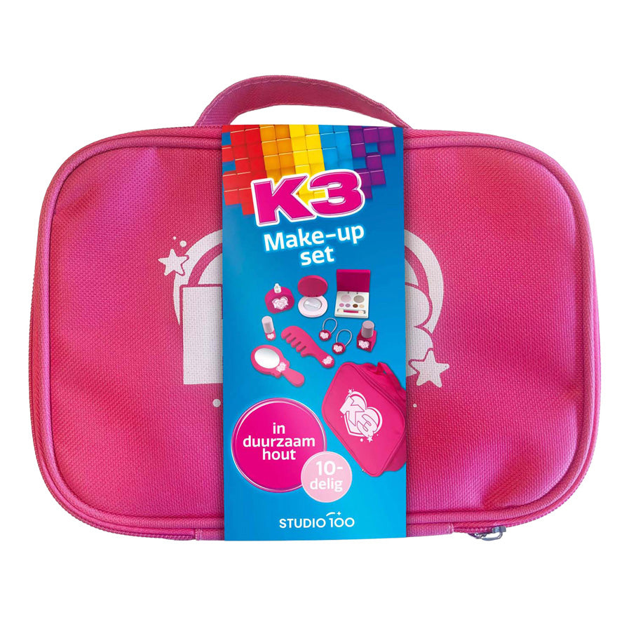 Set de maquillage en bois Studio 100 k3 - 10 pcs.