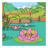 Livre de coloriage Maya Studio 100 - coloriage à l'eau