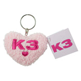 Studio 100 k3 porte-clés peluche coeur