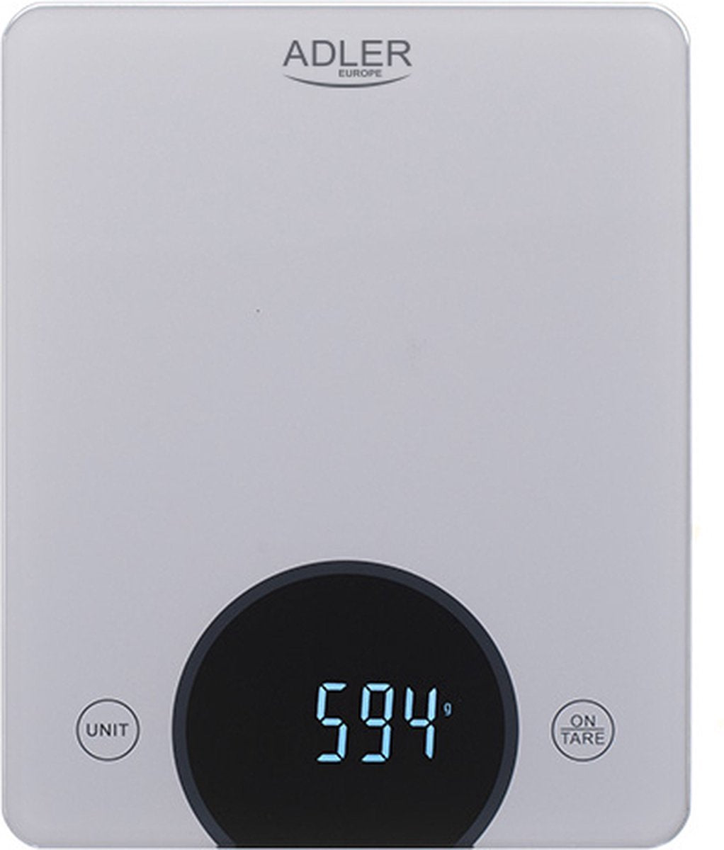 Adler ad 3173s - balance de cuisine - gris - 10 kg