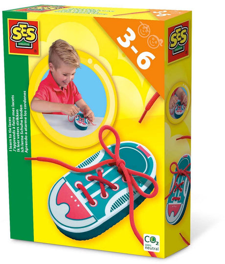 Ses séances créatives j'apprends à nouer des lacets