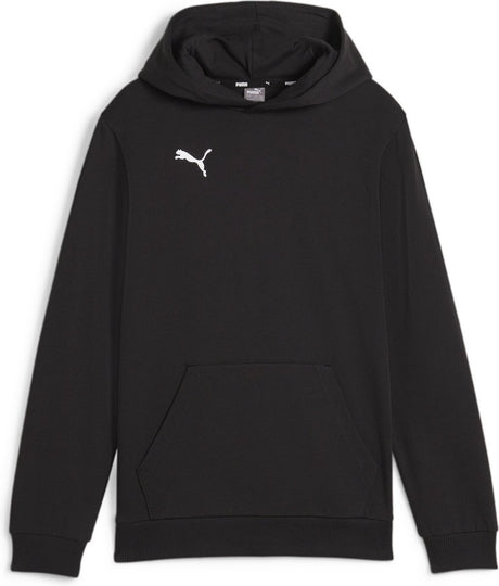 Puma teamgoal casuals hoody jr pull de sport pour garçons - noir-blanc