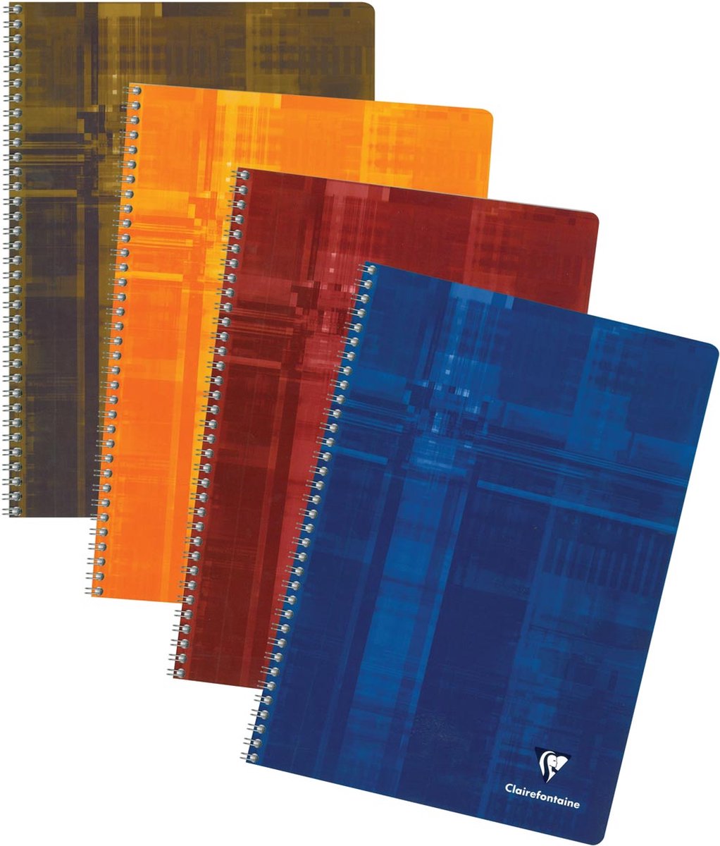 Carnet Clairefontaine ft A4, 100 pages, ligné, avec marge 10 pièces