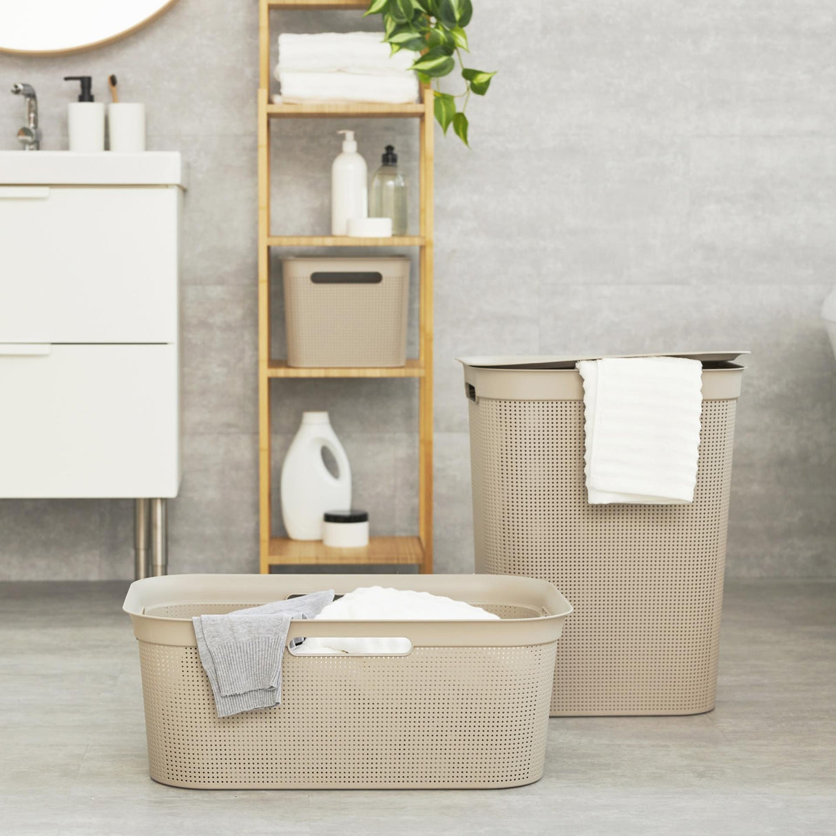 Rotho collecteur de cire brisen 50 l cappuccino