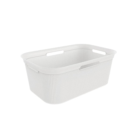 Rotho panier à linge flexible brisen 41 l blanc