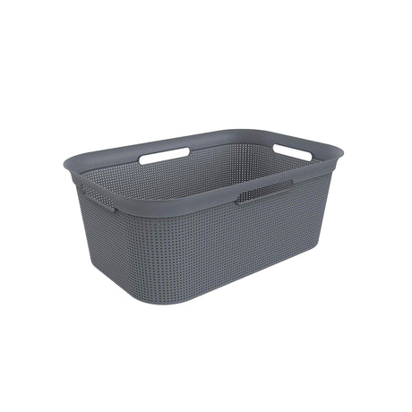 Rotho panier à linge flexible brisen 41 l anthracite