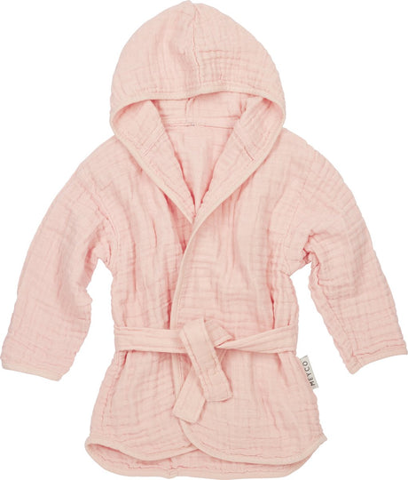 Peignoir Meyco baby uni - hydrophile prélavé - rose tendre - 86 92