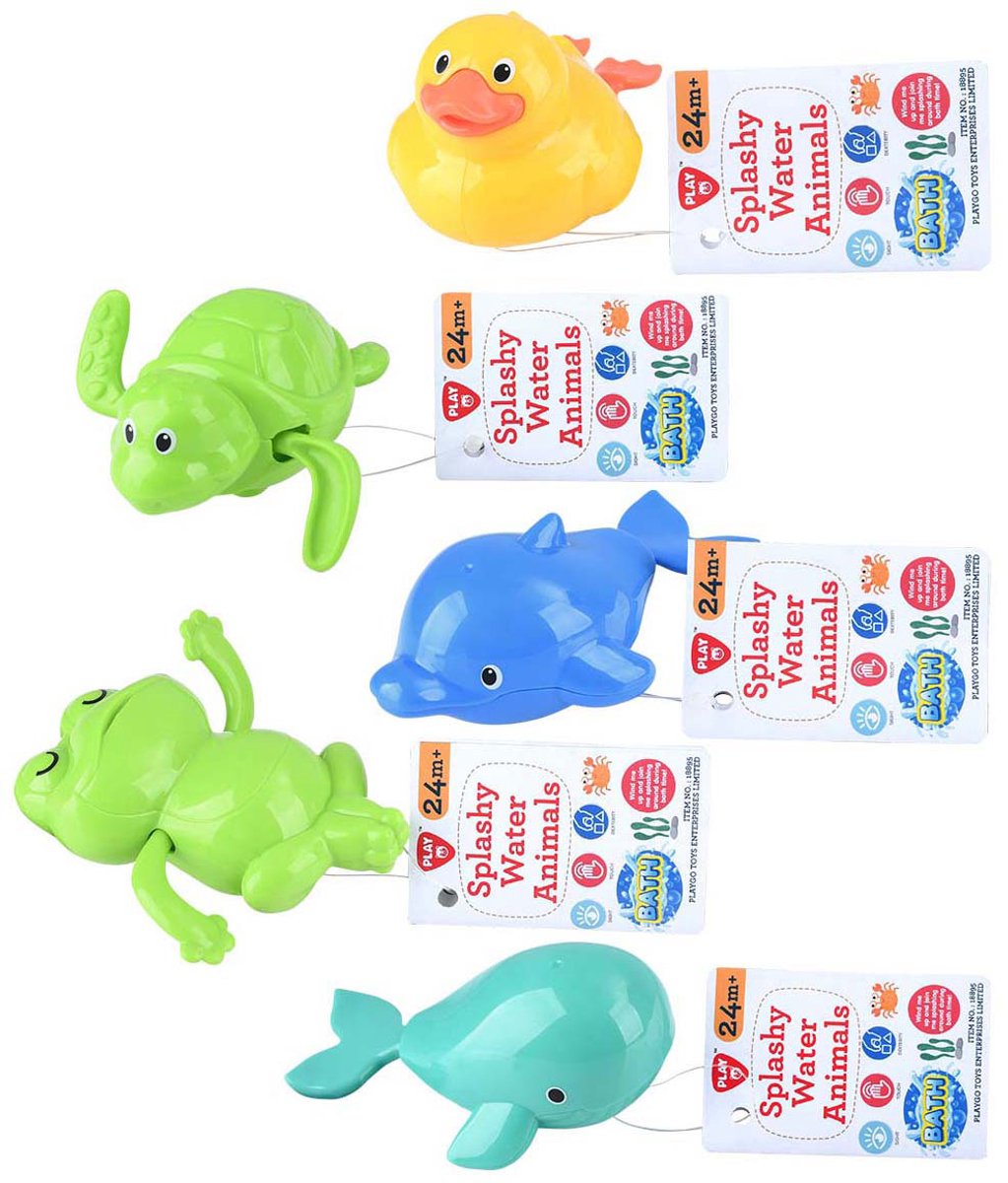 Jouet de bain animal éclaboussant d'eau Playgo