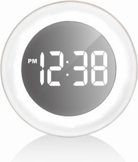 Horloge de table horloge murale numérique Technoline - différentes couleurs d'éclairage - image miroir - ws 8086
