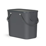 Rotho albula poubelle de tri 25l anthracite