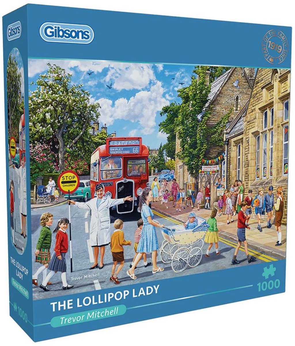 Gibsons - la dame aux sucettes (par Trevor Mitchell) - 1000 pièces 68×49cm (l×h) - puzzle pour adultes