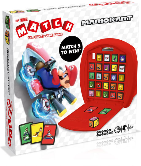 Les mouvements gagnants des jeux d'identité correspondent à 5 matchs consécutifs Super Mario Kart