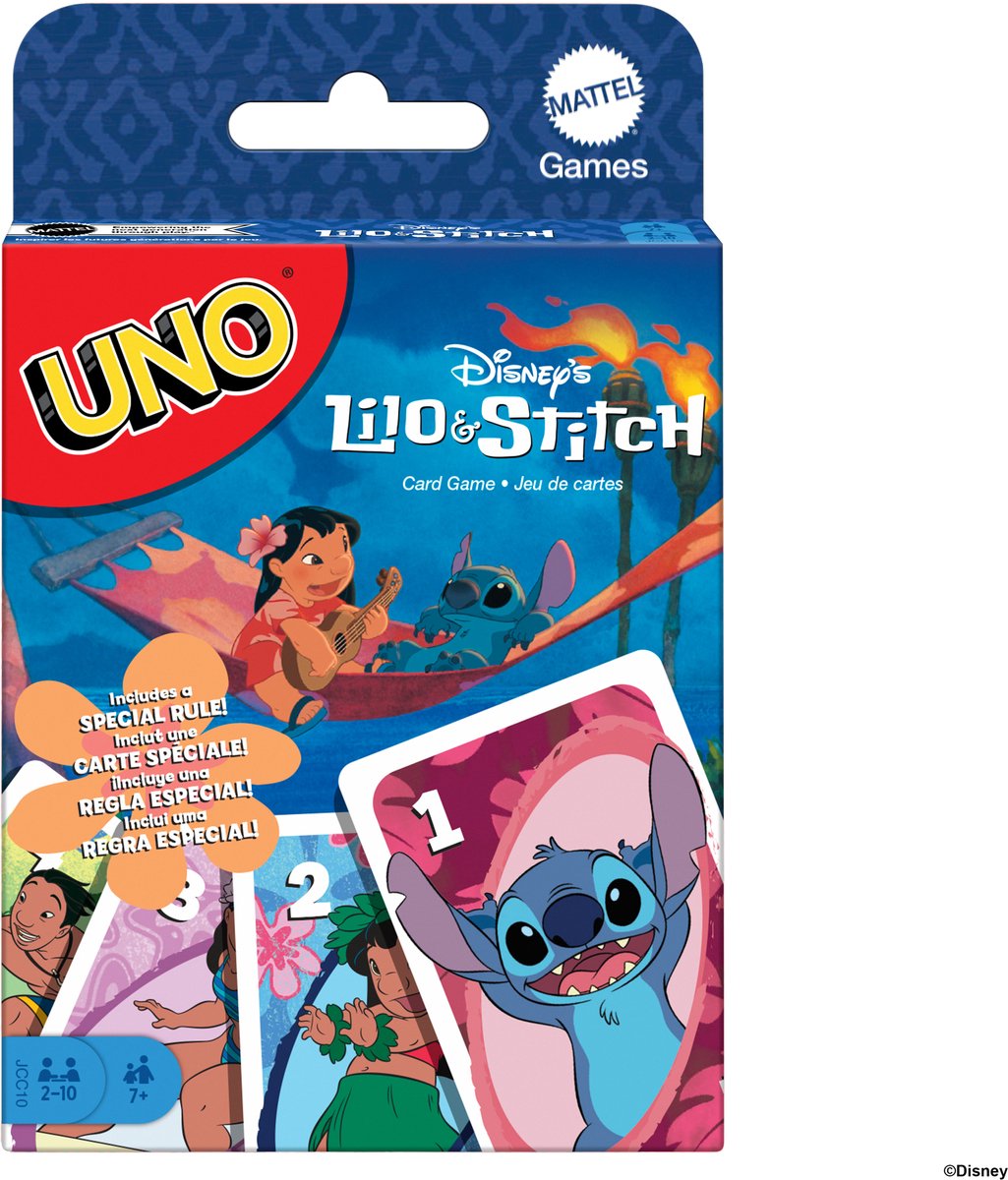 Jeu uno Disney Lilo et Stitch