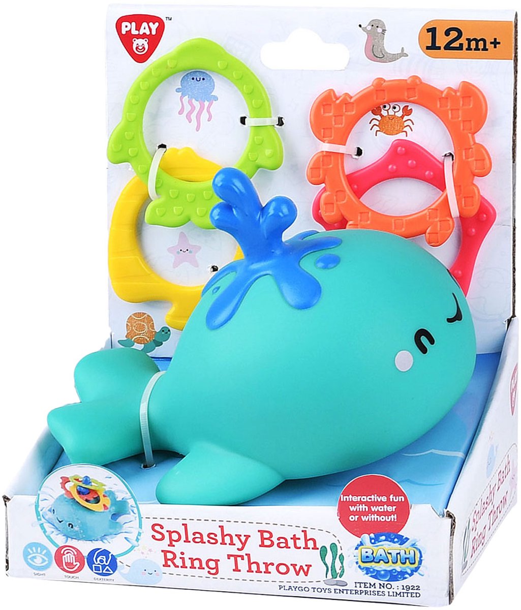 Anneau de jouet de bain Playgo lançant du poisson - 5 pcs.