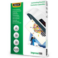 Pochettes de plastification Fellowes brillant a4