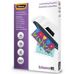 Fellowes lamineerhoezen enhance mat 80 micron a4 100 stuks